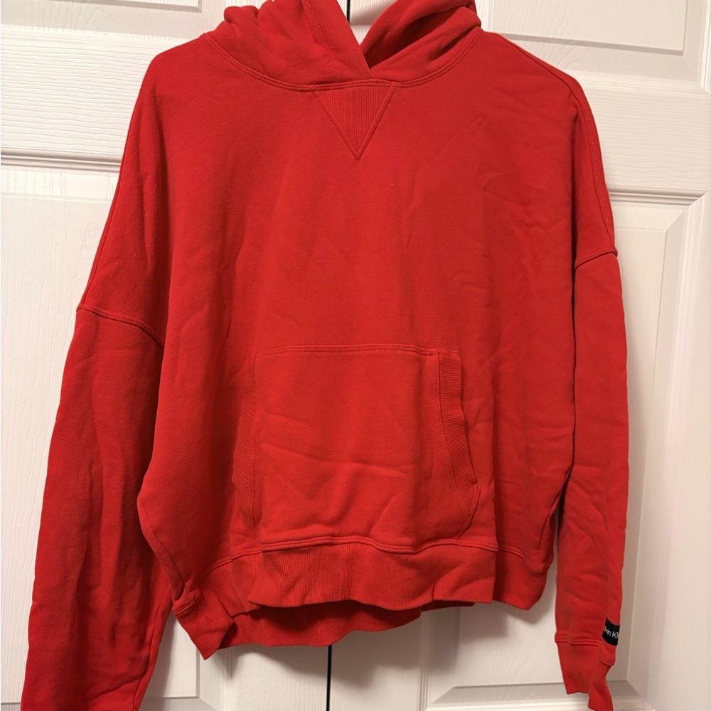 Calvin Klein Vibrant Red Sweatshirt